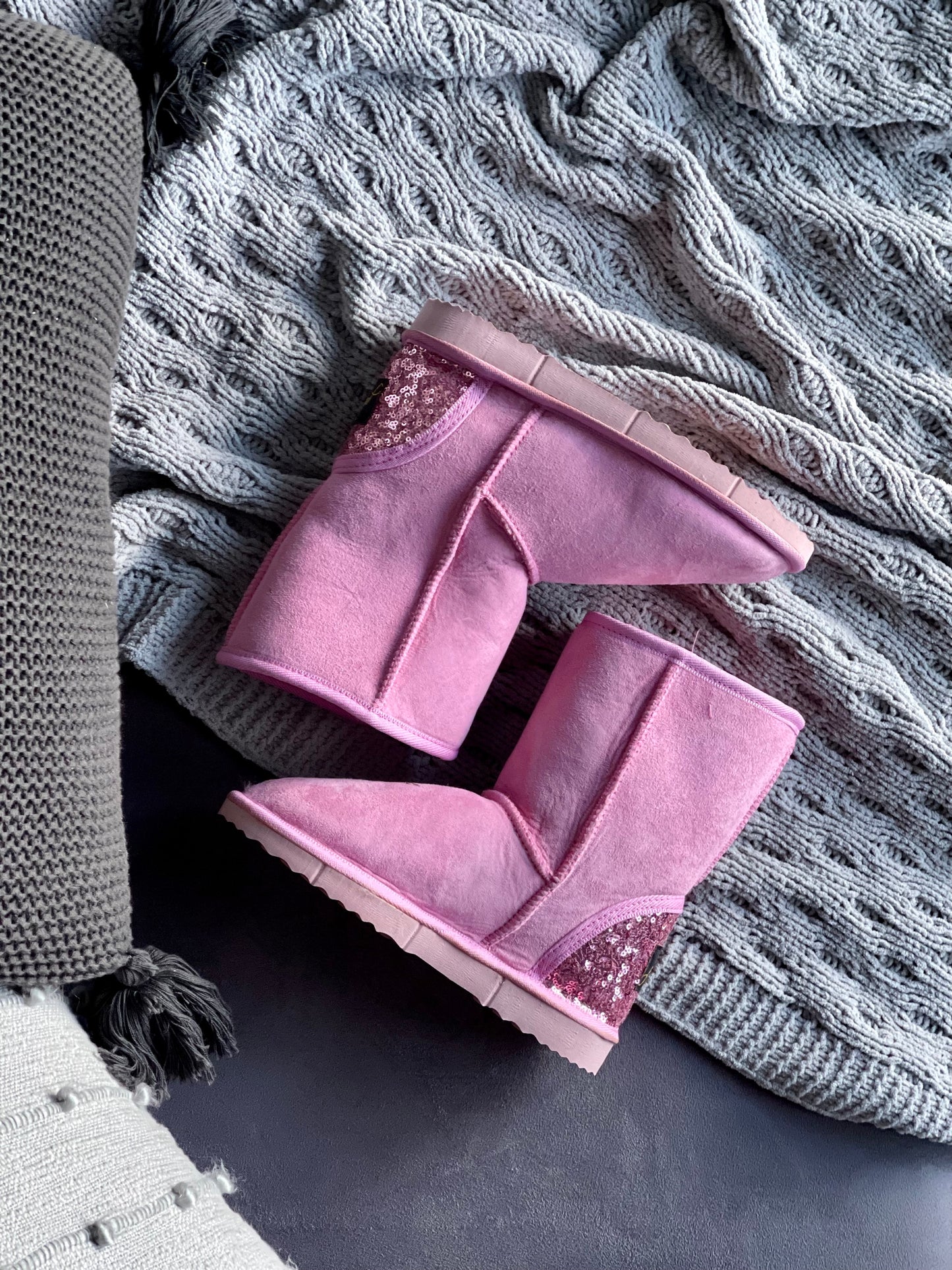 Chestnut Glitter heel