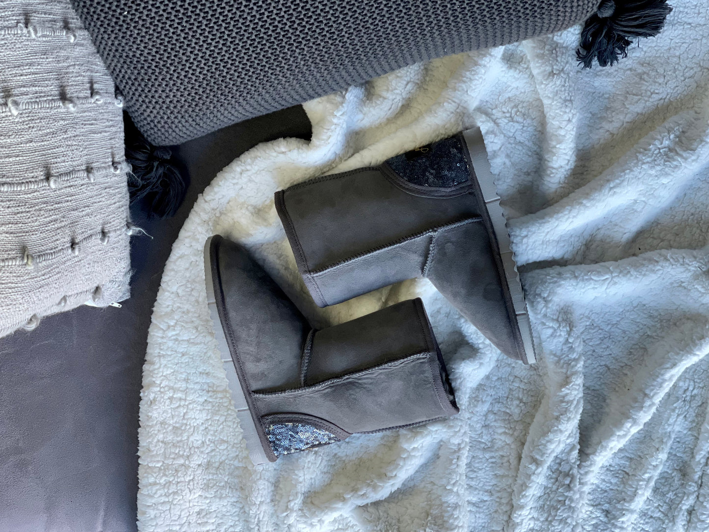 Chestnut Glitter heel