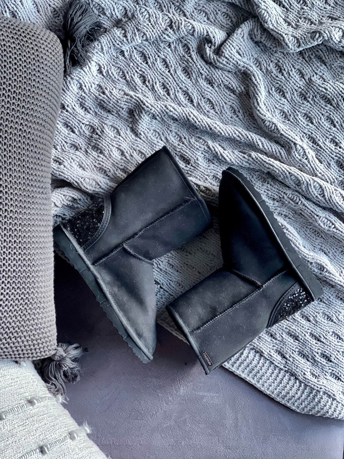 Chestnut Glitter heel